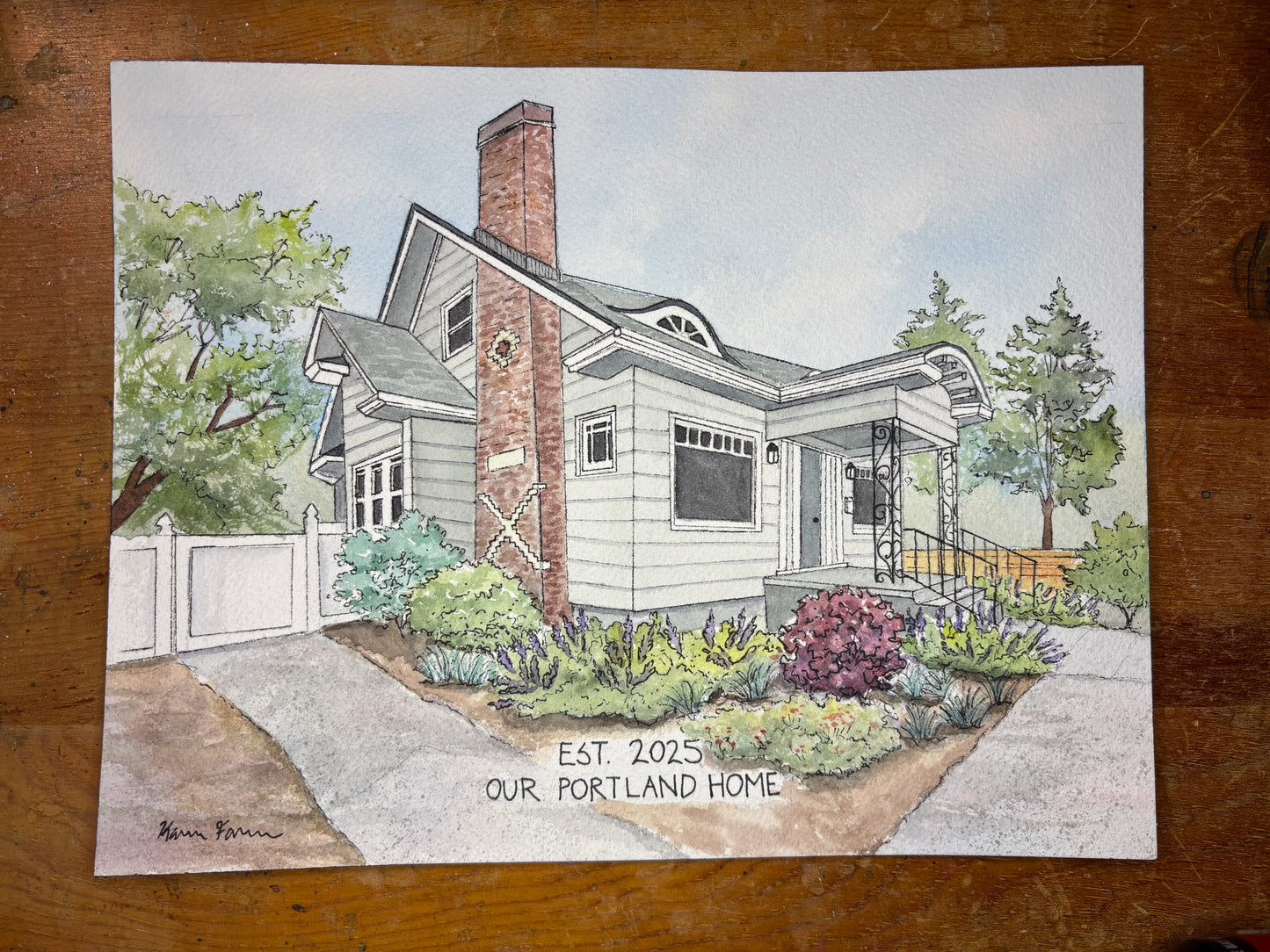 Commissions- Store Fronts or Homes 8x10