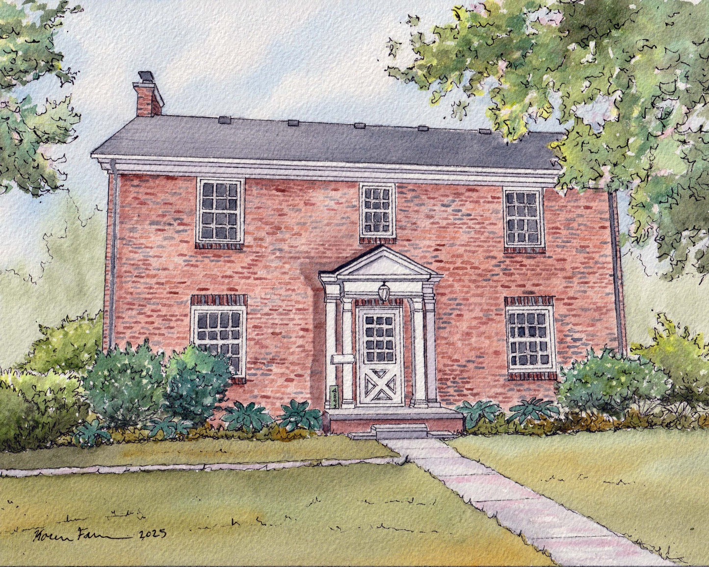 Commissions- Store Fronts or Homes 8x10