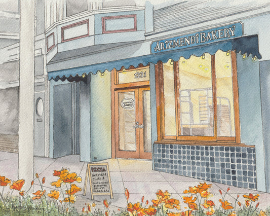 Commissions- Store Fronts or Homes 8x10