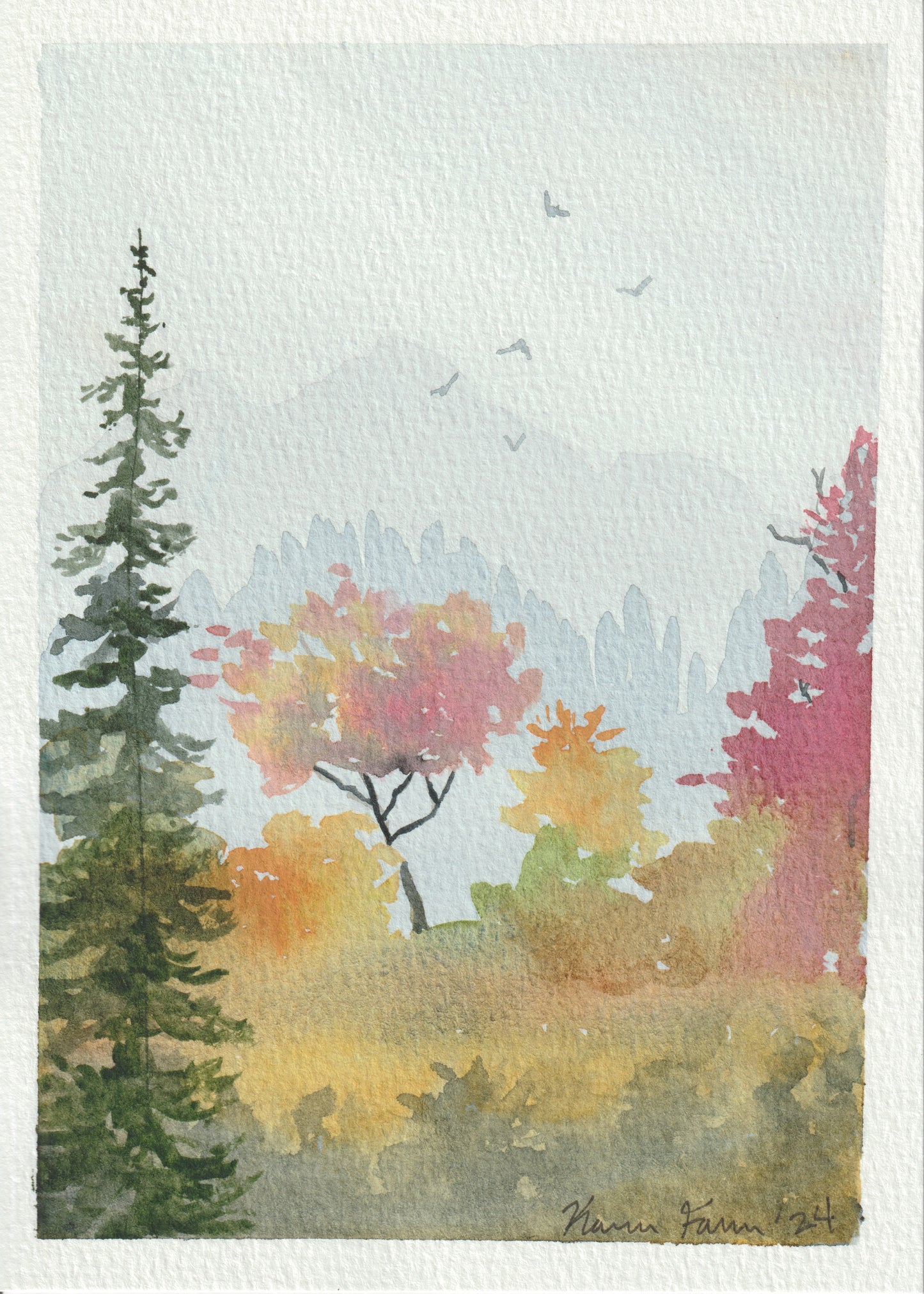 Oregon Fall 5x7