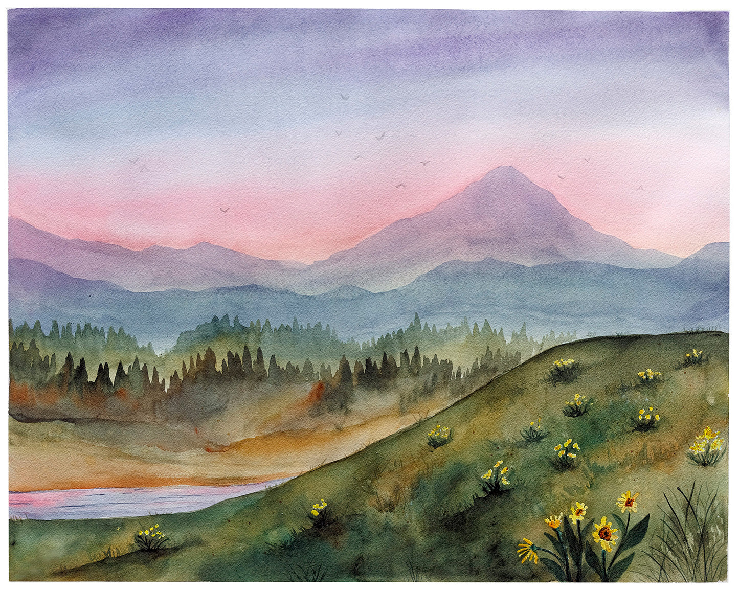 Mt Hood Sunrise 8x10