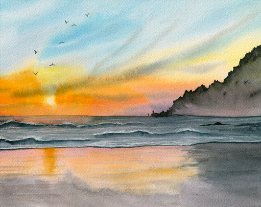 Manzanita Sunset 8x10