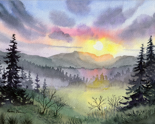 Oregon Sunrise 8x10