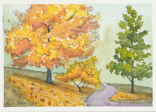 Hoyt Arboretum Fall 5x7